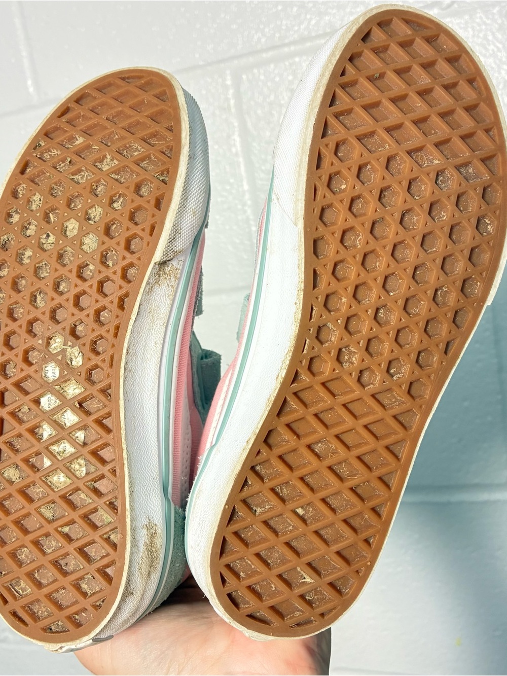 vans pink blue old skool easy on sneakers - Picture 9 of 10